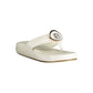 Laura Biagiotti White Polyurethane Women Sandal