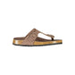 Laura Biagiotti Brown Polyurethane Women's Sandal