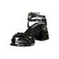 Laura Biagiotti Black Polyurethane Women's Sandal