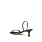 The Row Black Calf Leather Bos Taurus Strap-On Sandals