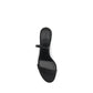 The Row Black Calf Leather Bos Taurus Strap-On Sandals