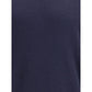 Brunello Cucinelli Blue Wool Oves Aries Turtleneck
