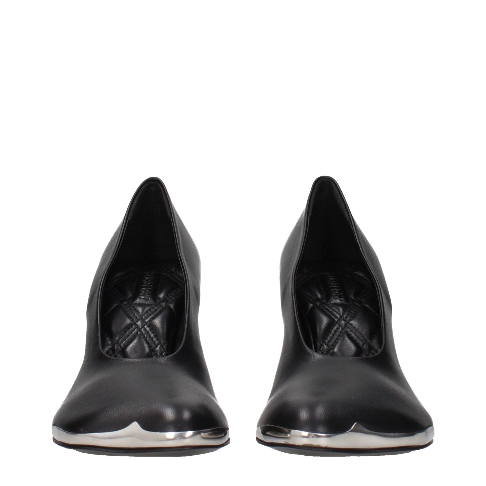 Burberry Black Leather High Heel Pumps