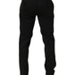Dolce & Gabbana Black Wool Skinny Leg Dress Men Trouser Pants