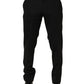 Dolce & Gabbana Black Wool Skinny Leg Dress Men Trouser Pants