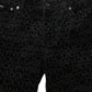 Dolce & Gabbana Black Logo Monogram Cotton Slim Denim Jeans