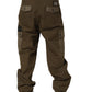 Dolce & Gabbana Brown Mid Waist Straight Cargo Trouser Pants