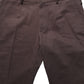 Dolce & Gabbana Brown Cotton Skinny Leg Dress Trouser Pants