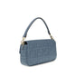 Fendi Blue Raffia Shoulder Bag
