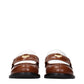 Miu Miu Brown Leather Slip-On Loafers
