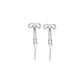 Self-Portrait Silver Brass Earrings