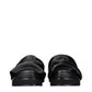 The Attico Black Leather Slippers