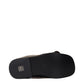 The Attico Gray Leather Slippers