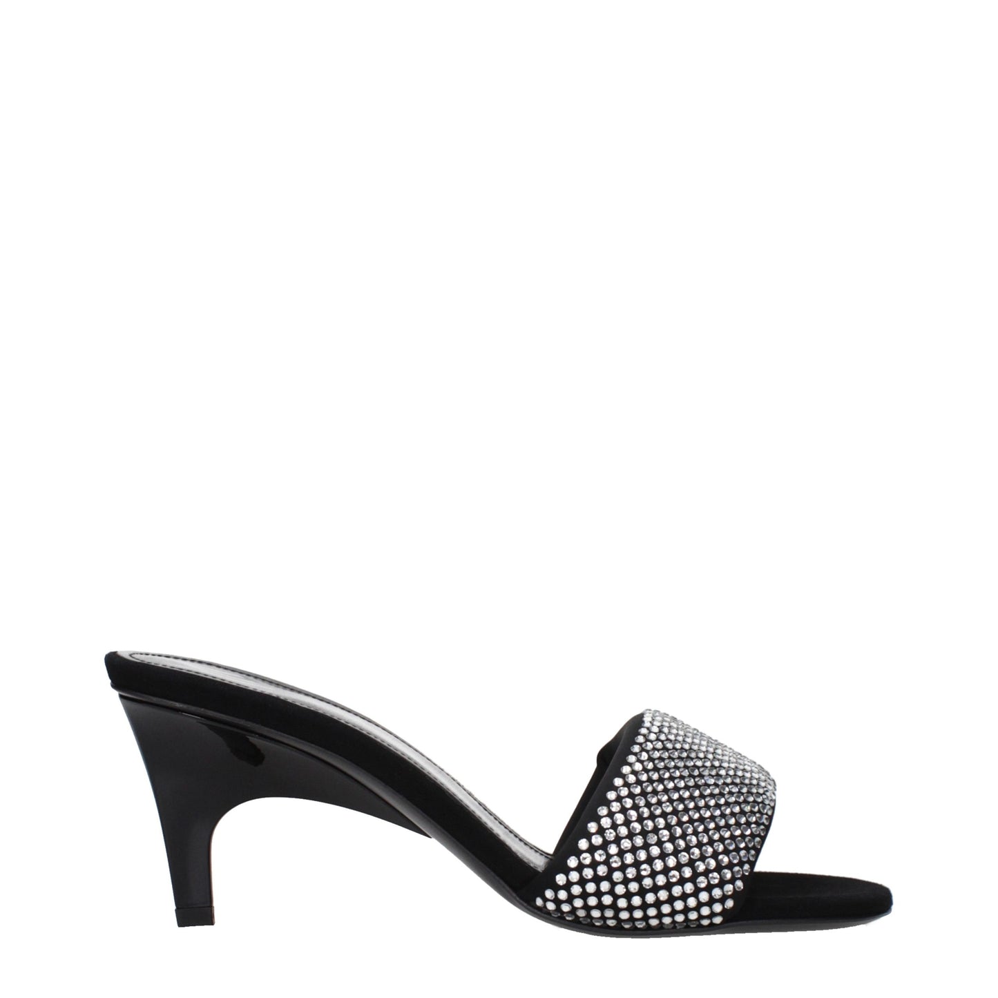 Prada Black Fabric Platform Sandals