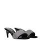 Prada Black Fabric Platform Sandals
