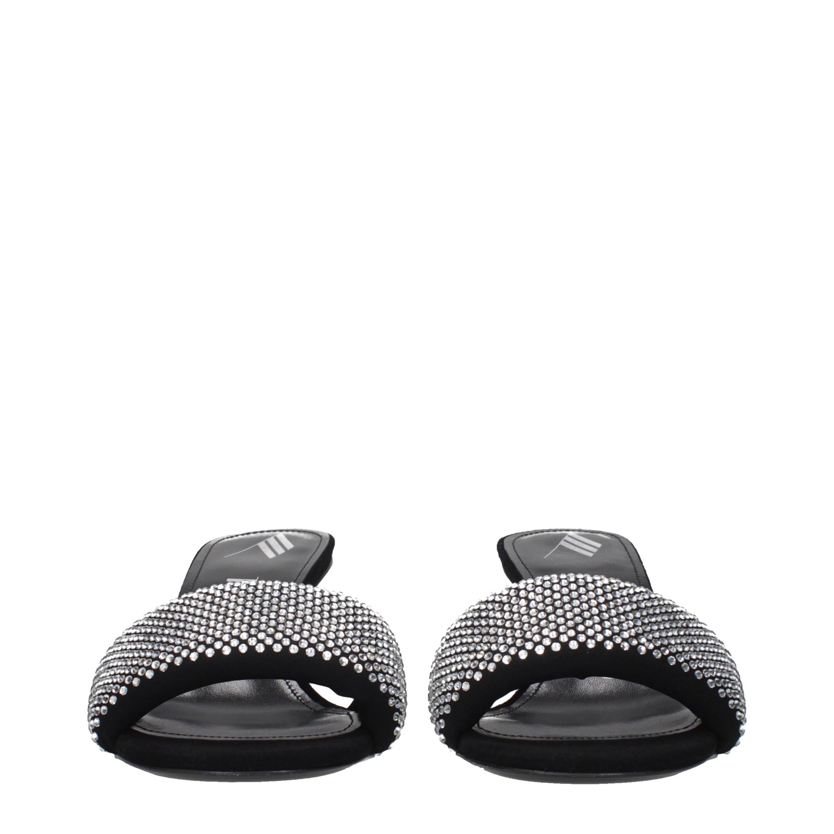 Prada Black Fabric Platform Sandals