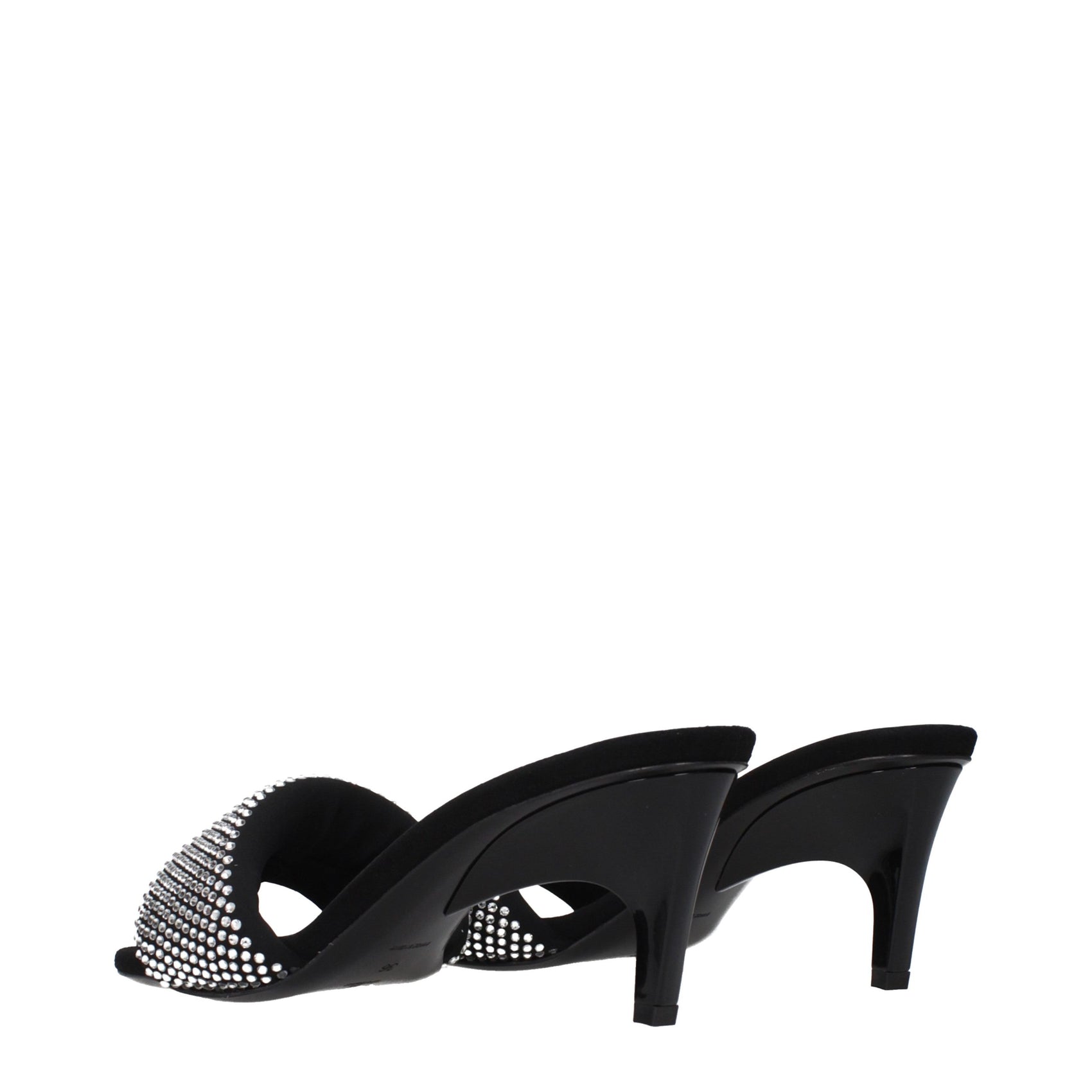 Prada Black Fabric Platform Sandals