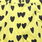 Dolce & Gabbana Yellow Cotton Heart Print Men Bermuda Shorts