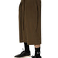 Dolce & Gabbana Brown Silk Mid Waist Pleated Bermuda Shorts