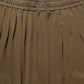Dolce & Gabbana Brown Silk Mid Waist Pleated Bermuda Shorts