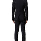 Dolce & Gabbana Black Wool Slim Fit Formal 3 Piece Men Suit