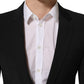 Dolce & Gabbana Black Wool Slim Fit Formal 2 Piece Men Suit
