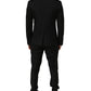 Dolce & Gabbana Black Stripes Slim Fit Formal 3 Piece Suit