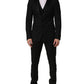Dolce & Gabbana Black MARTINI Slim Fit Formal 3 Piece Suit