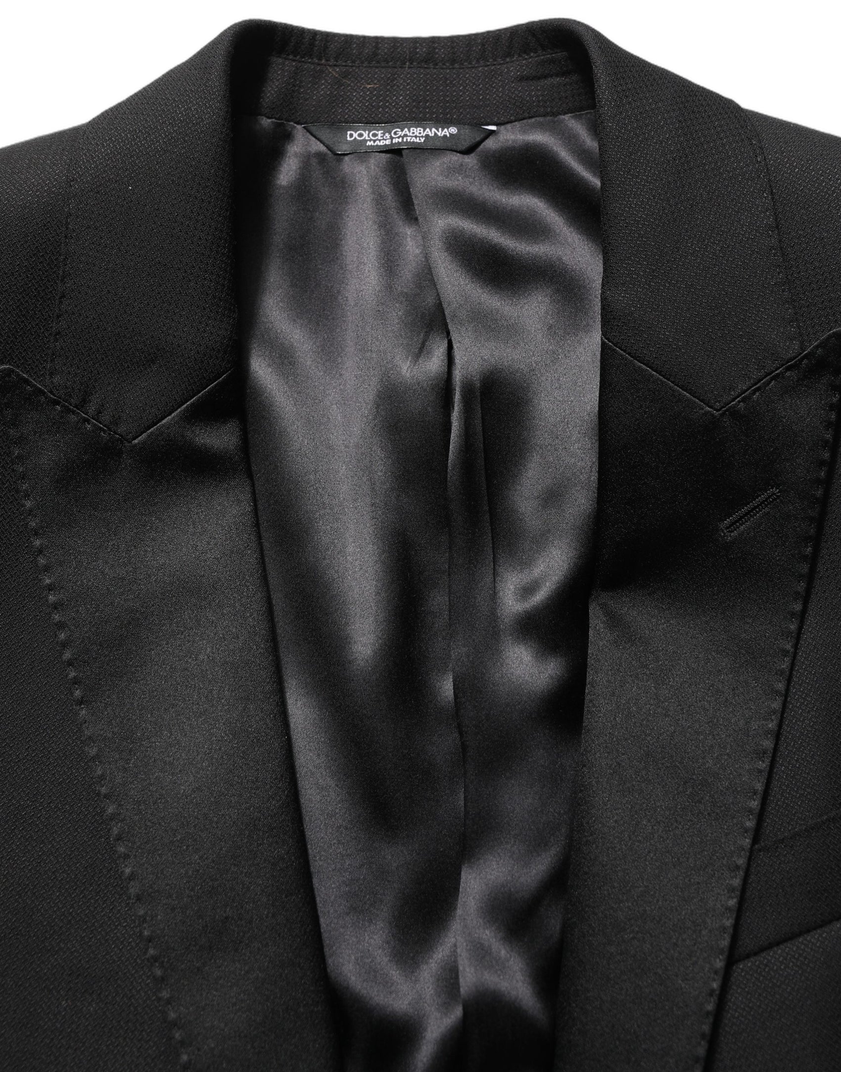 Dolce & Gabbana Black MARTINI Slim Fit Formal 3 Piece Suit