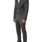 Dolce & Gabbana Gray MARTINI Slim Fit Formal 2Piece Men Suit