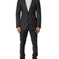 Dolce & Gabbana Gray MARTINI Slim Fit Formal 2Piece Men Suit