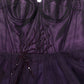 Dolce & Gabbana Purple Tiered Tulle Silk Long Gown Dress