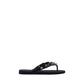 Balenciaga Black Polyurethane Flip-Flop Sandals