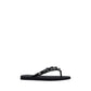 Balenciaga Black Polyurethane Flip-Flop Sandals