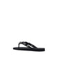 Balenciaga Black Polyurethane Flip-Flop Sandals