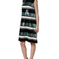 Dolce & Gabbana Multicolor Sequined Sleeveless Shift Dress