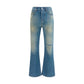 Amiri Blue Cotton Flared Jeans