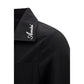 Amiri Black Cotton Full-Length Jacket