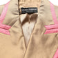 Dolce & Gabbana Gold Silk Double Breasted Coat Blazer Jacket