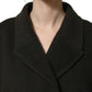 Dolce & Gabbana Dark Green Double Breasted Peacoat Jacket