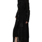 Dolce & Gabbana Black Embellished Guipure Lace Coat Jacket