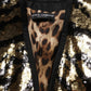 Dolce & Gabbana Black Gold Sequin Tiger Stripe Blazer Jacket