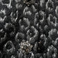 Dolce & Gabbana Black Silver Jacquard Leopard Coat Jacket