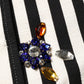Dolce & Gabbana Black White Striped Embellished Coat Jacket
