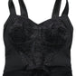 Dolce & Gabbana Black Floral Lace Corset Bodycon Bodysuit