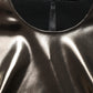 Dolce & Gabbana Metallic Bronze Roundneck SleevelessTank Top