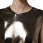 Dolce & Gabbana Metallic Bronze Roundneck SleevelessTank Top