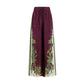 Alemais Purple Viscose Casual Pants