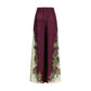 Alemais Purple Viscose Casual Pants