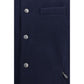 Brunello Cucinelli Blue Wool Oves Aries Sleeveless Jacket